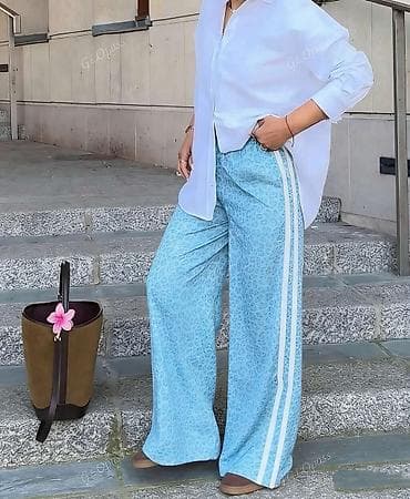 eko koza sa: Ženske široke pantalone sa leopard printom - Kroj: široke nogavice na lalafo.rs — 5 eko koza sa: Ženske široke pantalone sa leopard printom - Kroj: široke nogavice — 5