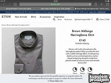 Original E T O N kosulje 41 100% extra fine cotton Ramena 47cm at lalafo.rs — 6 Original E T O N kosulje 41 100% extra fine cotton Ramena 47cm — 6