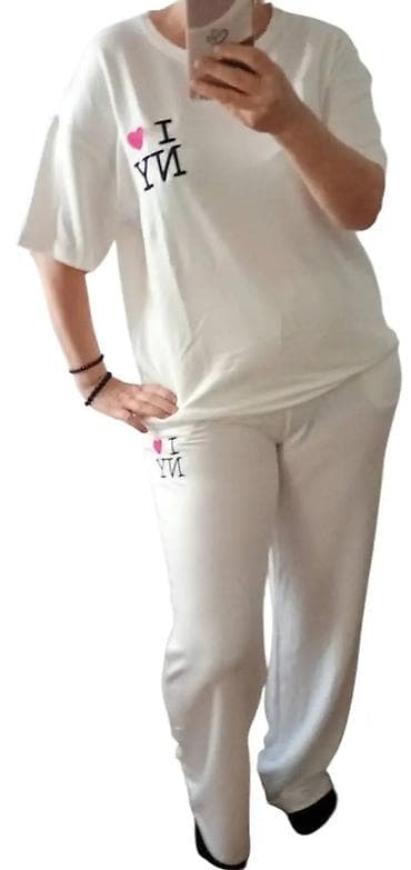 kom sa etiketom: Komplet pidžama/kućni set “I ♥ NY” - Dvodelni set: majica kratkih at lalafo.rs — 1 kom sa etiketom: Komplet pidžama/kućni set “I ♥ NY” - Dvodelni set: majica kratkih — 1