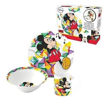 Disney Mickey Mouse set za decu – 3 dela - Sadržaj: plitki tanjir na lalafo.rs Disney Mickey Mouse set za decu – 3 dela - Sadržaj: plitki tanjir