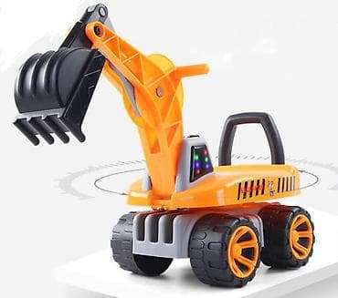 Toy Construction Vehicles: Igračka – građevinska mašina bager na točkovima - Realistična ručna at lalafo.rs — 1 Toy Construction Vehicles: Igračka – građevinska mašina bager na točkovima - Realistična ručna — 1