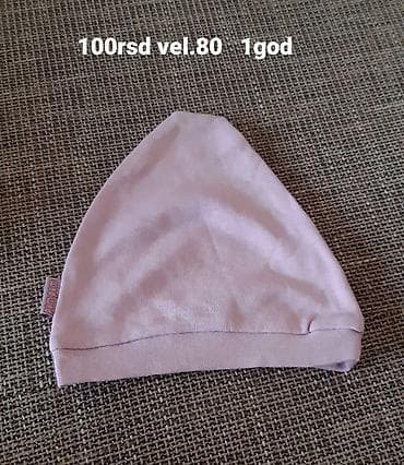 Pamučna kapa za bebe PomPom - Brend: PomPom - Veličina: 80 (za uzrast na lalafo.rs — 1 Pamučna kapa za bebe PomPom - Brend: PomPom - Veličina: 80 (za uzrast — 1