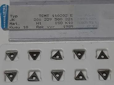 Strugarski noževi: Strugarske pločice trouglaste 10,5x10,5mm, debljine 2,4mm (4214) na lalafo.rs — 5 Strugarski noževi: Strugarske pločice trouglaste 10,5x10,5mm, debljine 2,4mm (4214) — 5