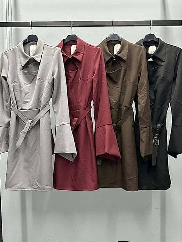 zenske original guess: Elegantna ženska haljina sa pojasom i ukrasnim dugmetom - Kroj: mini na lalafo.rs — 4 zenske original guess: Elegantna ženska haljina sa pojasom i ukrasnim dugmetom - Kroj: mini — 4