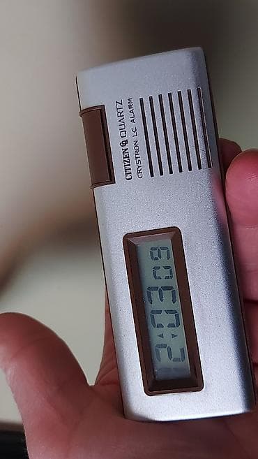 Citizen Quartz CRYSTRON LC Alarm – džepni digitalni budilnik/sat. - na lalafo.rs — 1 Citizen Quartz CRYSTRON LC Alarm – džepni digitalni budilnik/sat. - — 1