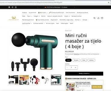 Personal Items: Ručni pištolj za masažu SY‑720 - Kompaktan, bežični masažer za telo at lalafo.rs — 3 Personal Items: Ručni pištolj za masažu SY‑720 - Kompaktan, bežični masažer za telo — 3
