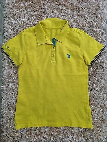 U.S. Polo Assn. žuta polo majica kratkih rukava - Original, kupljena na lalafo.rs — 1 U.S. Polo Assn. žuta polo majica kratkih rukava - Original, kupljena — 1