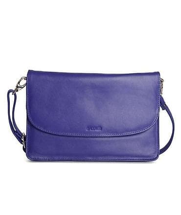 Kožna crossbody/klutch torba – ljubičasto-plava - Materijal: prirodna na lalafo.rs — 1 Kožna crossbody/klutch torba – ljubičasto-plava - Materijal: prirodna — 1