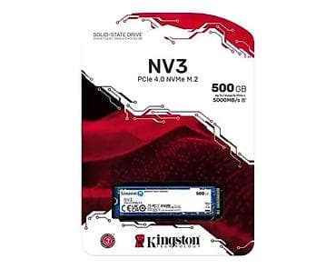 Kingston NV3 NVMe SSD 500 GB – PCIe 4.0, M.2 2280 - Model: Kingston na lalafo.rs Kingston NV3 NVMe SSD 500 GB – PCIe 4.0, M.2 2280 - Model: Kingston