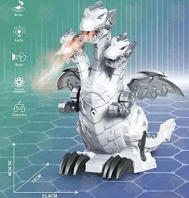 Veliki Dinosaurus na Daljinski Koji Ispušta Vatru 🦖🔥 Dinosaur robot na lalafo.rs — 3 Veliki Dinosaurus na Daljinski Koji Ispušta Vatru 🦖🔥 Dinosaur robot — 3