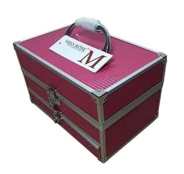 Profesionalni kozmetički kofer – Miss Rose - Čvrst aluminijumski na lalafo.rs Profesionalni kozmetički kofer – Miss Rose - Čvrst aluminijumski