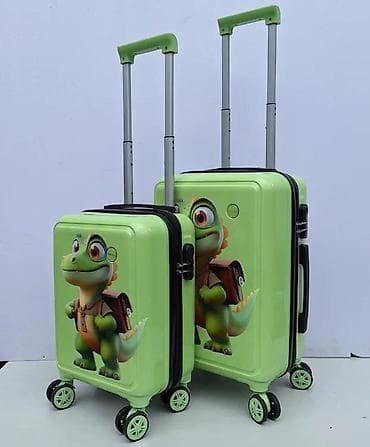 Skirts: Dečiji koferi – set od 2 komada, zeleni, sa motivom malenog at lalafo.rs — 1 Skirts: Dečiji koferi – set od 2 komada, zeleni, sa motivom malenog — 1