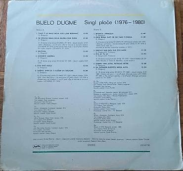 Vinyl records: Bijelo Dugme-Singl Ploce 1976-1980 LP (1982) Jugoton stanje ploce 4+,4 at lalafo.rs — 2 Vinyl records: Bijelo Dugme-Singl Ploce 1976-1980 LP (1982) Jugoton stanje ploce 4+,4 — 2