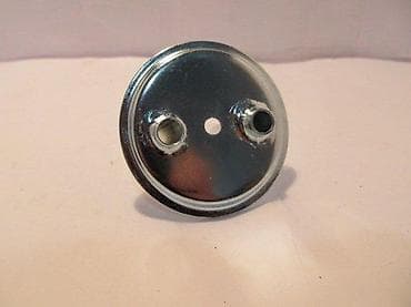 Metalni poklopac sa dve cevi/priključka - Okrugli metalni disk sa na lalafo.rs Metalni poklopac sa dve cevi/priključka - Okrugli metalni disk sa