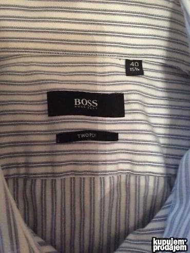 Original Hugo Boss kosulja 100% cotton crveni i crni BOSS M - L na lalafo.rs — 5 Original Hugo Boss kosulja 100% cotton crveni i crni BOSS M - L — 5