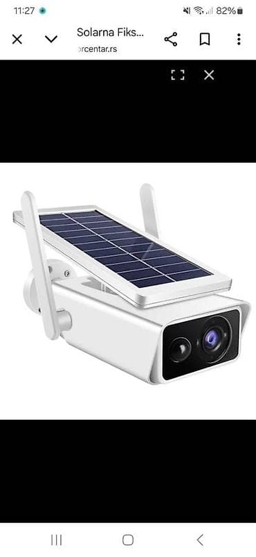 Prodajem solarnu, baterijsku WiFi kameru. Novo na lalafo.rs — 1 Prodajem solarnu, baterijsku WiFi kameru. Novo — 1