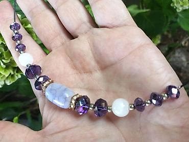 Ogrlica poludrago kamenje kristali Ogrlica poludrago kamenje, Kvarc i na lalafo.rs — 4 Ogrlica poludrago kamenje kristali Ogrlica poludrago kamenje, Kvarc i — 4