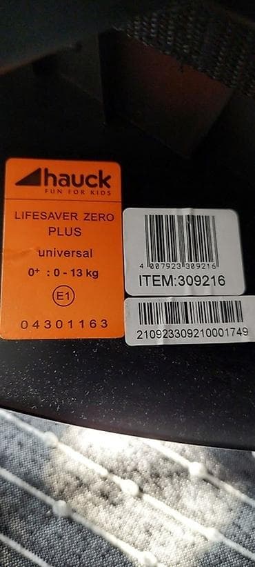 Hauck Lifesaver Zero Plus – auto sedište/nosiljka za bebe - Brend at lalafo.rs — 3 Hauck Lifesaver Zero Plus – auto sedište/nosiljka za bebe - Brend — 3