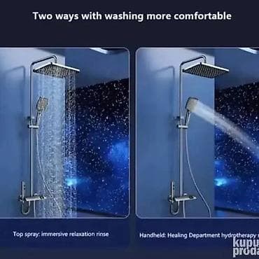 Pametna tuš set baterija sa termostatom i dvostrukim izlazom - Dva na lalafo.rs Pametna tuš set baterija sa termostatom i dvostrukim izlazom - Dva