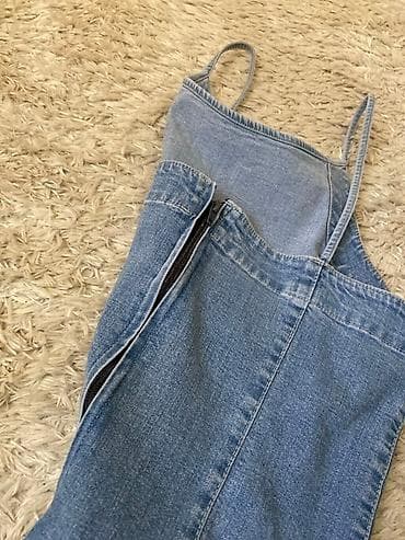 Džins haljina na tregere (tank rameni kaiševi) u svetloplavoj boji na lalafo.rs — 2 Džins haljina na tregere (tank rameni kaiševi) u svetloplavoj boji — 2