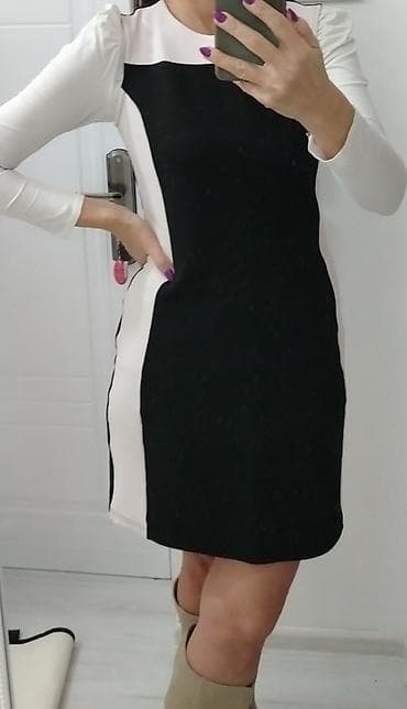 Other: Prelepa crno bela haljina brenda c&a, vel L, ima puno elastina i at lalafo.rs — 5 Other: Prelepa crno bela haljina brenda c&a, vel L, ima puno elastina i — 5