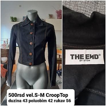 Kratka ženska jakna/crop top – THE END by STEM - Boja: crna sa at lalafo.rs — 4 Kratka ženska jakna/crop top – THE END by STEM - Boja: crna sa — 4