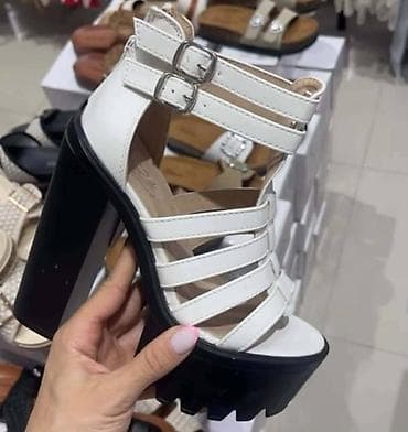 Ženske sandale na visoku blok štiklu - Model: platforma sa naglašenim na lalafo.rs Ženske sandale na visoku blok štiklu - Model: platforma sa naglašenim
