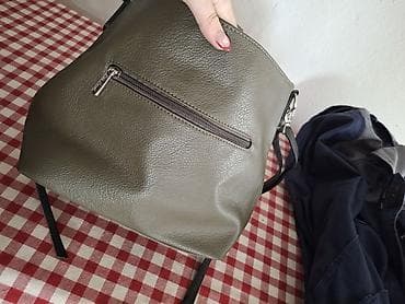 Other: Torba preko ramena – maslinasto zelena, sa šarenom prugastom postavom at lalafo.rs — 8 Other: Torba preko ramena – maslinasto zelena, sa šarenom prugastom postavom — 8