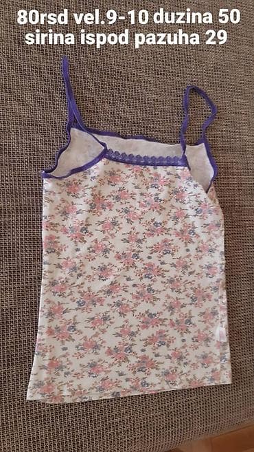 Dečiji potkošulja/top na bretele za devojčice. - Veličina: 9–10 na lalafo.rs — 1 Dečiji potkošulja/top na bretele za devojčice. - Veličina: 9–10 — 1