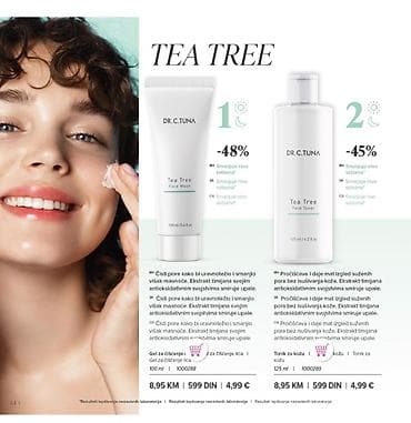 kozna jakna sa: DR. C. TUNA kolekcije za negu lica – Tea Tree i Calendula Tea Tree na lalafo.rs — 1 kozna jakna sa: DR. C. TUNA kolekcije za negu lica – Tea Tree i Calendula Tea Tree — 1