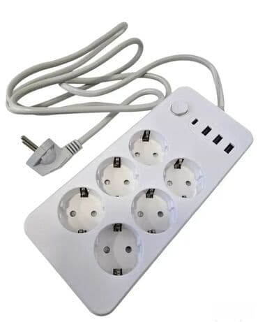 Elektro materijal: Produžni Kabl sa 6 Mesta, 3 USB Ulaza i Jednim C 🔌⚡ Produžni kabl sa na lalafo.rs Elektro materijal: Produžni Kabl sa 6 Mesta, 3 USB Ulaza i Jednim C 🔌⚡ Produžni kabl sa