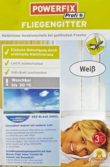 Mreža protiv komaraca POWERFIX Profi; Fiksiranje sa čičak trakom; na lalafo.rs Mreža protiv komaraca POWERFIX Profi; Fiksiranje sa čičak trakom;