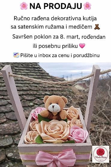 Cao svi ma 🥰 Ja pravim ruže od satena at lalafo.rs — 1 Cao svi ma 🥰 Ja pravim ruže od satena — 1