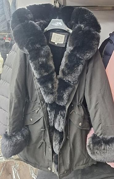 Ženska zimska parka sa krznom S M L XL - Model: parka sa velikom na lalafo.rs — 2 Ženska zimska parka sa krznom S M L XL - Model: parka sa velikom — 2