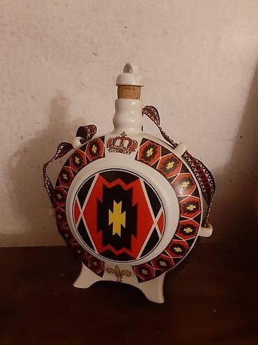 Art & Collectibles: Keramička čutura sa postoljem i kaišem – etno motivi Keramička čutura at lalafo.rs — 3 Art & Collectibles: Keramička čutura sa postoljem i kaišem – etno motivi Keramička čutura — 3