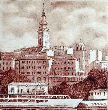 Umjetnički grafički radovi – serija beogradskih motiva - Tehnika na lalafo.rs — 1 Umjetnički grafički radovi – serija beogradskih motiva - Tehnika — 1