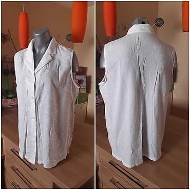 zenske original guess: Bezrukavna ženska košulja/bluza na kopčanje, bela. - Veličina: XL - na lalafo.rs — 2 zenske original guess: Bezrukavna ženska košulja/bluza na kopčanje, bela. - Veličina: XL - — 2