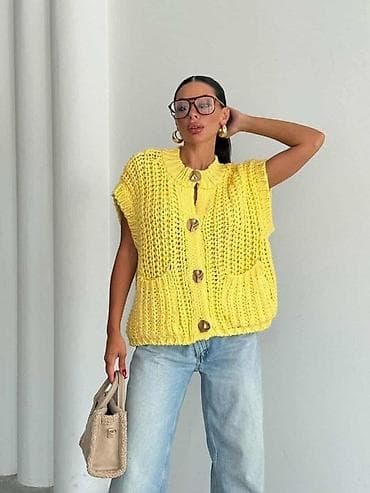 🔥Pleten prsluk bez rukava – oversized kroj - Model: debelo pletivo sa na lalafo.rs — 8 🔥Pleten prsluk bez rukava – oversized kroj - Model: debelo pletivo sa — 8