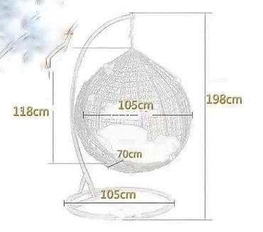 Home & Garden: Viseća ljuljaška/gnijezdo sa stalkom – model za jednu osobu 🔹Ulepšajte at lalafo.rs — 2 Home & Garden: Viseća ljuljaška/gnijezdo sa stalkom – model za jednu osobu 🔹Ulepšajte — 2