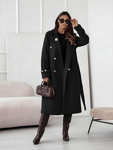 Jackets, Coats, Vests: 💫Ženski kaput po top ceni! elegantan, duži model sa dvorednim at lalafo.rs — 1 Jackets, Coats, Vests: 💫Ženski kaput po top ceni! elegantan, duži model sa dvorednim — 1