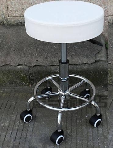 Pomocna kozmetička stolica na točkiće – okruglo sedište - Okruglo na lalafo.rs — 3 Pomocna kozmetička stolica na točkiće – okruglo sedište - Okruglo — 3