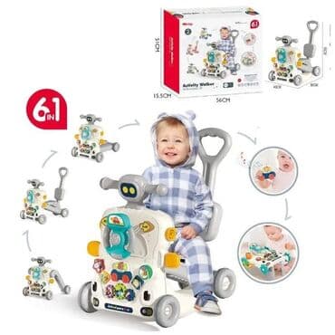 Aktiviti guralica 6-u-1 za bebe i malu decu Višenamenska igračka koja at lalafo.rs Aktiviti guralica 6-u-1 za bebe i malu decu Višenamenska igračka koja