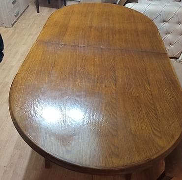 Chairs: Veliki trpezarijski sto puno drvo.Nema ostecenja - Oblik at lalafo.rs — 3 Chairs: Veliki trpezarijski sto puno drvo.Nema ostecenja - Oblik — 3