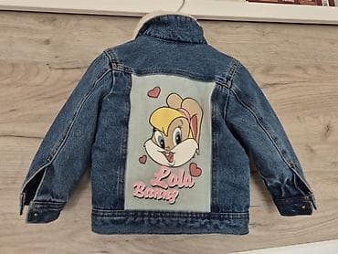 Dečja teksas jakna sa postavom od veštačkog krzna na lalafo.rs — 1 Dečja teksas jakna sa postavom od veštačkog krzna — 1