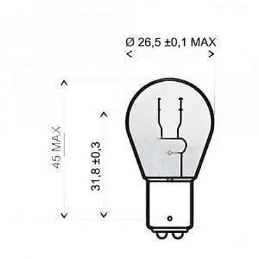 Auto sijalica P21W, crvena – BA15s - Tip: P21W (jednovlaknasta) - at lalafo.rs — 4 Auto sijalica P21W, crvena – BA15s - Tip: P21W (jednovlaknasta) - — 4