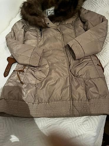 Ženska zimska jakna s krznom - Boja: bež/taupe - Model: duža, punjena na lalafo.rs — 5 Ženska zimska jakna s krznom - Boja: bež/taupe - Model: duža, punjena — 5