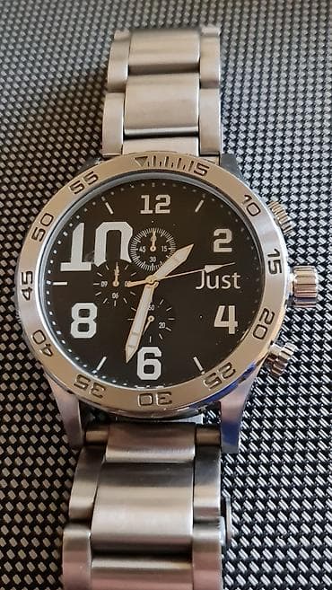 Muški ručni sat Just Steel - Kućište i narukvica: nerđajući čelik na lalafo.rs — 1 Muški ručni sat Just Steel - Kućište i narukvica: nerđajući čelik — 1