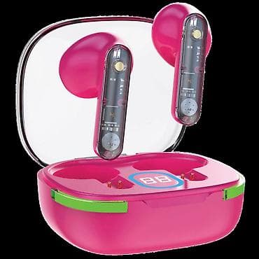 Bežične stereo slušalice MeanIT TWS B80 CRVENE sa Bluetooth V5.3 at lalafo.rs — 1 Bežične stereo slušalice MeanIT TWS B80 CRVENE sa Bluetooth V5.3 — 1