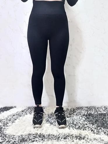 Crne ženske helanke sa visokim strukom - Model: bešavne sportske na lalafo.rs Crne ženske helanke sa visokim strukom - Model: bešavne sportske