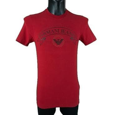 Men's T-shirt Giorgio Armani, bоја - Crvena na lalafo.rs — 1 Men's T-shirt Giorgio Armani, bоја - Crvena — 1